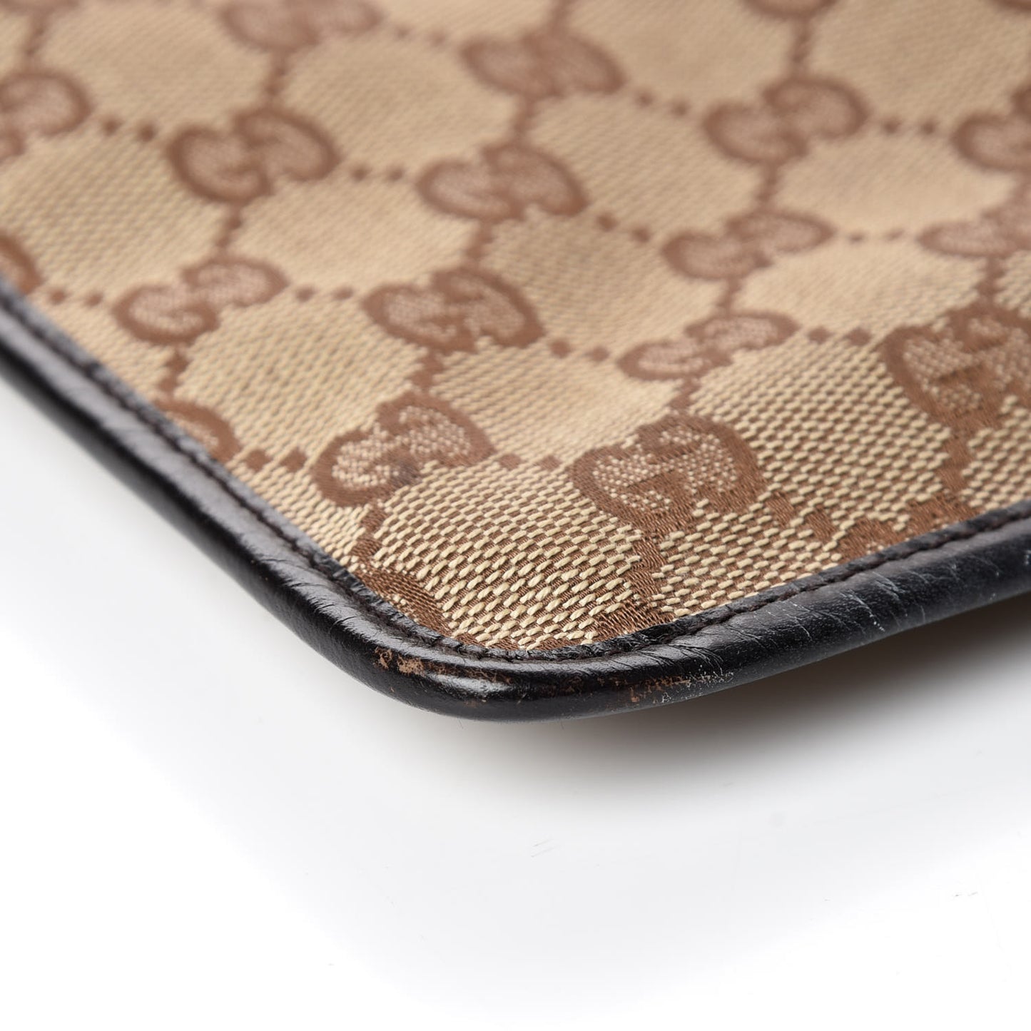 GG Monogram Messenger Crossbody Bag Brown