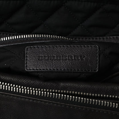 Burberry Grained Calfskin Crossbody Bag Black Brown 7 of 10