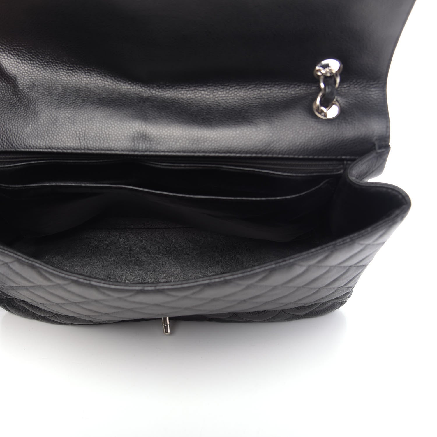 Chanel Caviar Quilted Maxi Single Flap Black 5 of 13