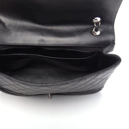 Chanel Caviar Quilted Maxi Single Flap Black 5 of 13