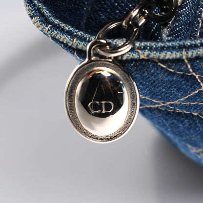 Christian Dior Denim Cannage Medium Lady Dior Blue 8 of 8