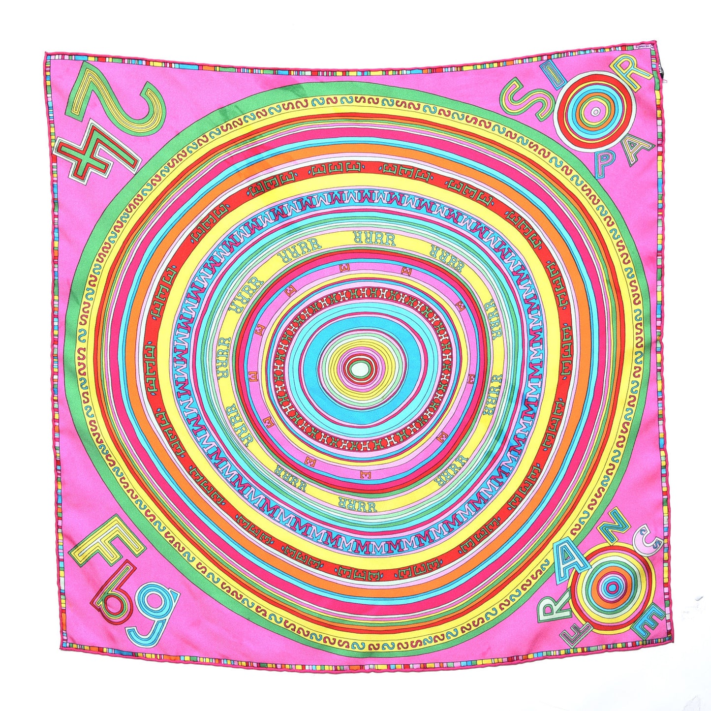 Silk Tohu Bohu Pocket Square