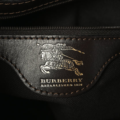 Burberry Haymarket Check Small Onslow Tote Chocolate 6 of 8