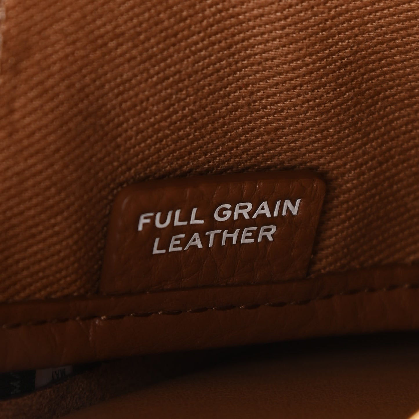 Grained Calfskin Small The Tote Bag Argan Oil