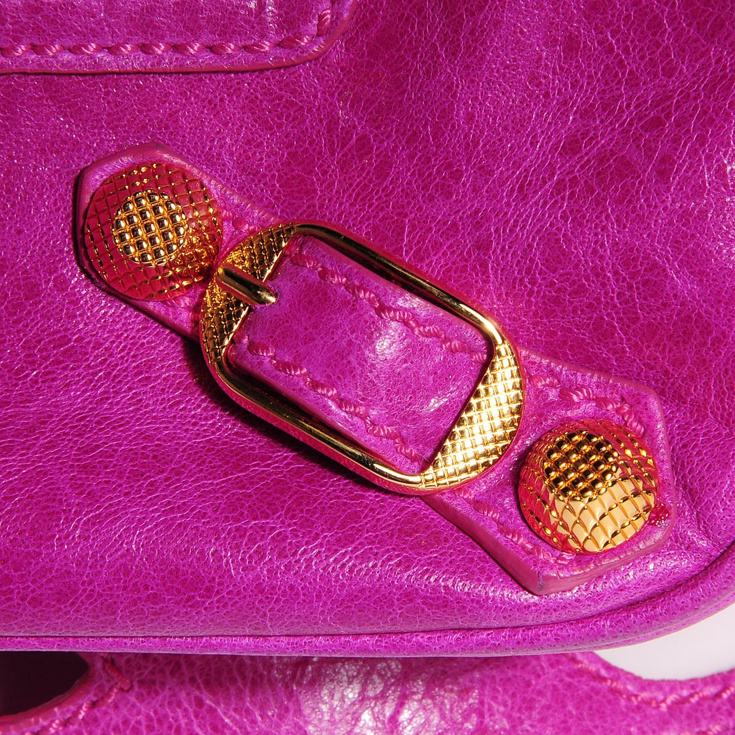 Agneau Giant 12 Gold Hardware Chic Bag Amethyst