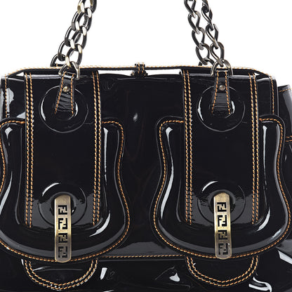 Fendi Patent B Bag Black 7 of 9