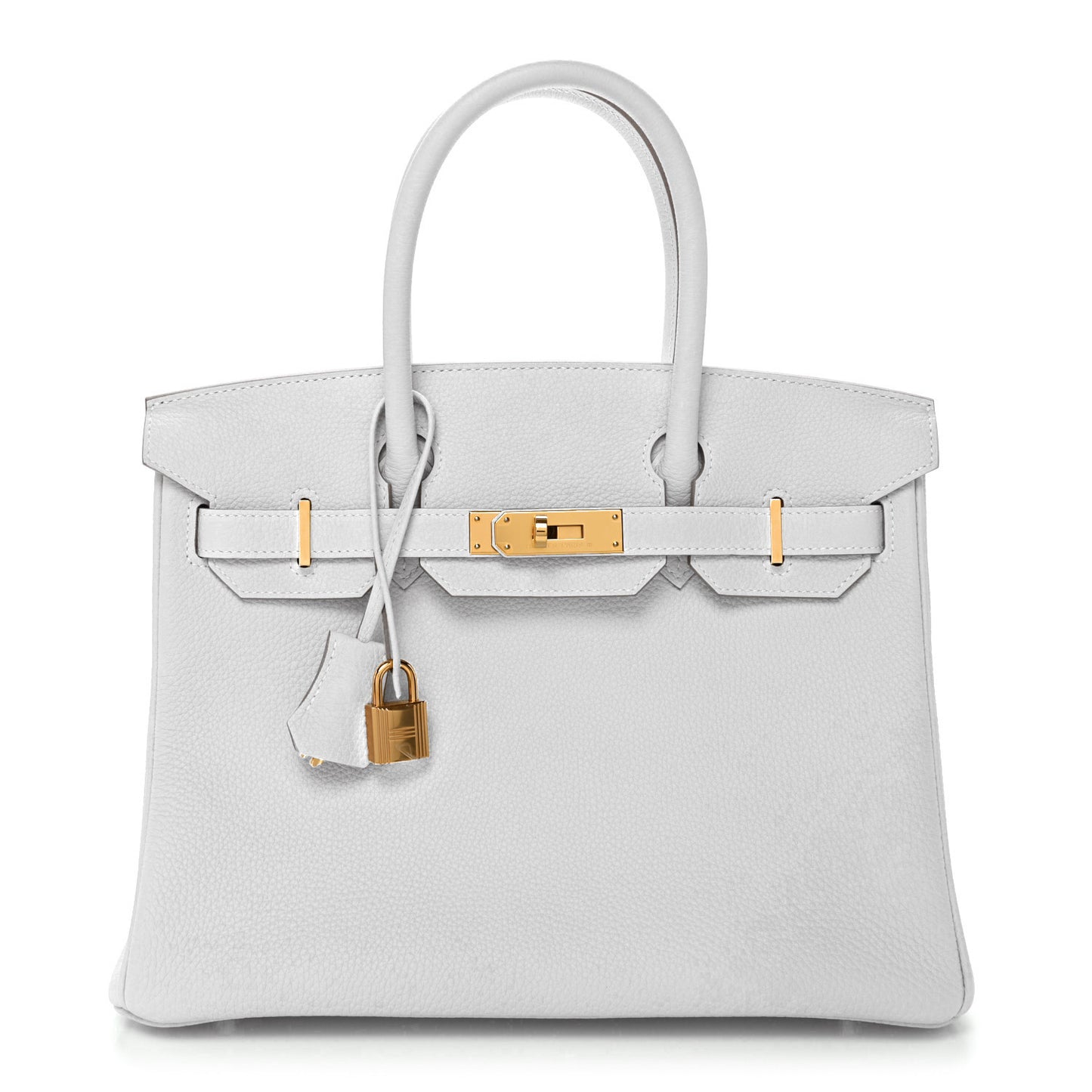 Togo Birkin 30 Gris Pale