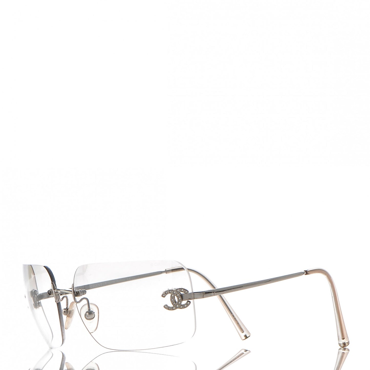 Crystal CC Logo Sunglasses 4017-D