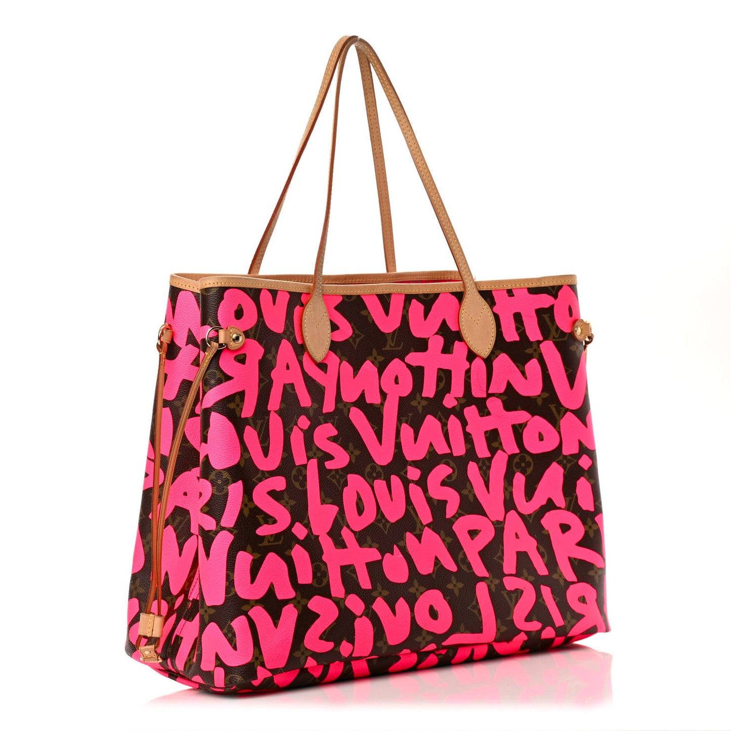 Monogram Graffiti Neverfull GM Fuchsia