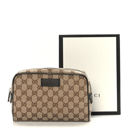 Gucci Monogram Dollar Calfskin Belt Bag Beige Ebony Testa di Moro Marrone Scuro 10 of 10