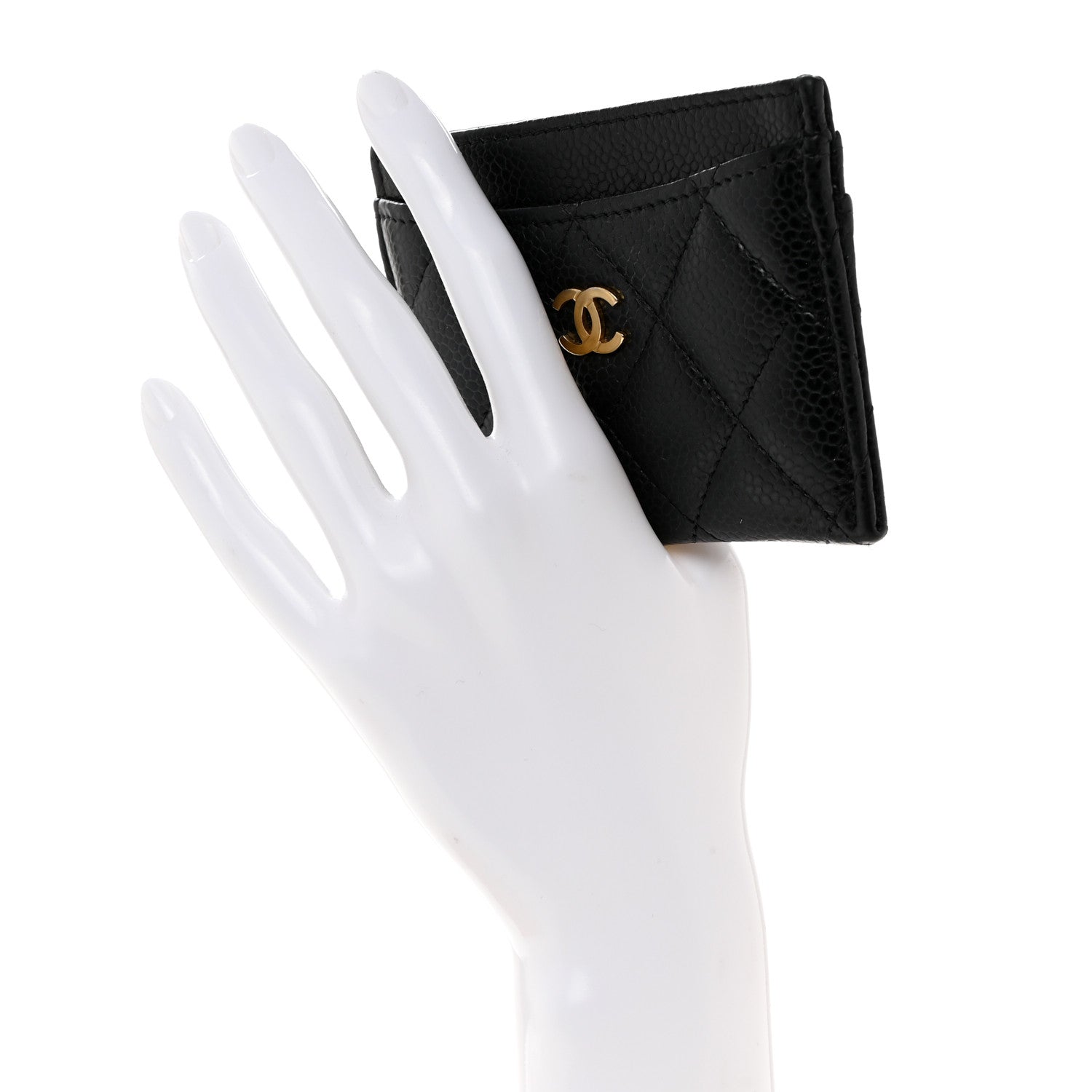Chanel Caviar Quilted Card Holder Black 2 of 8
