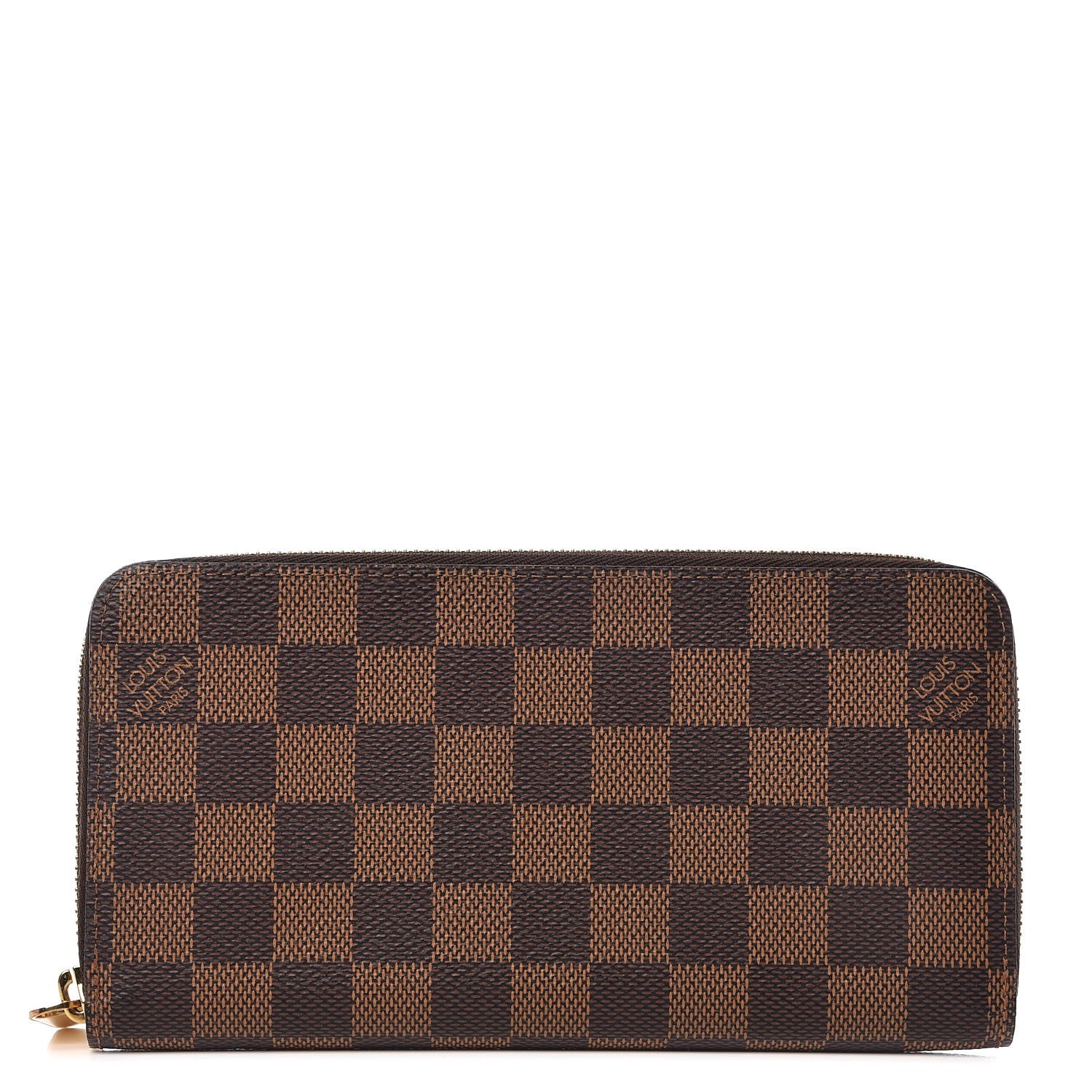 Louis Vuitton Damier Ebene Zippy Wallet Rose Ballerine 1 of 8