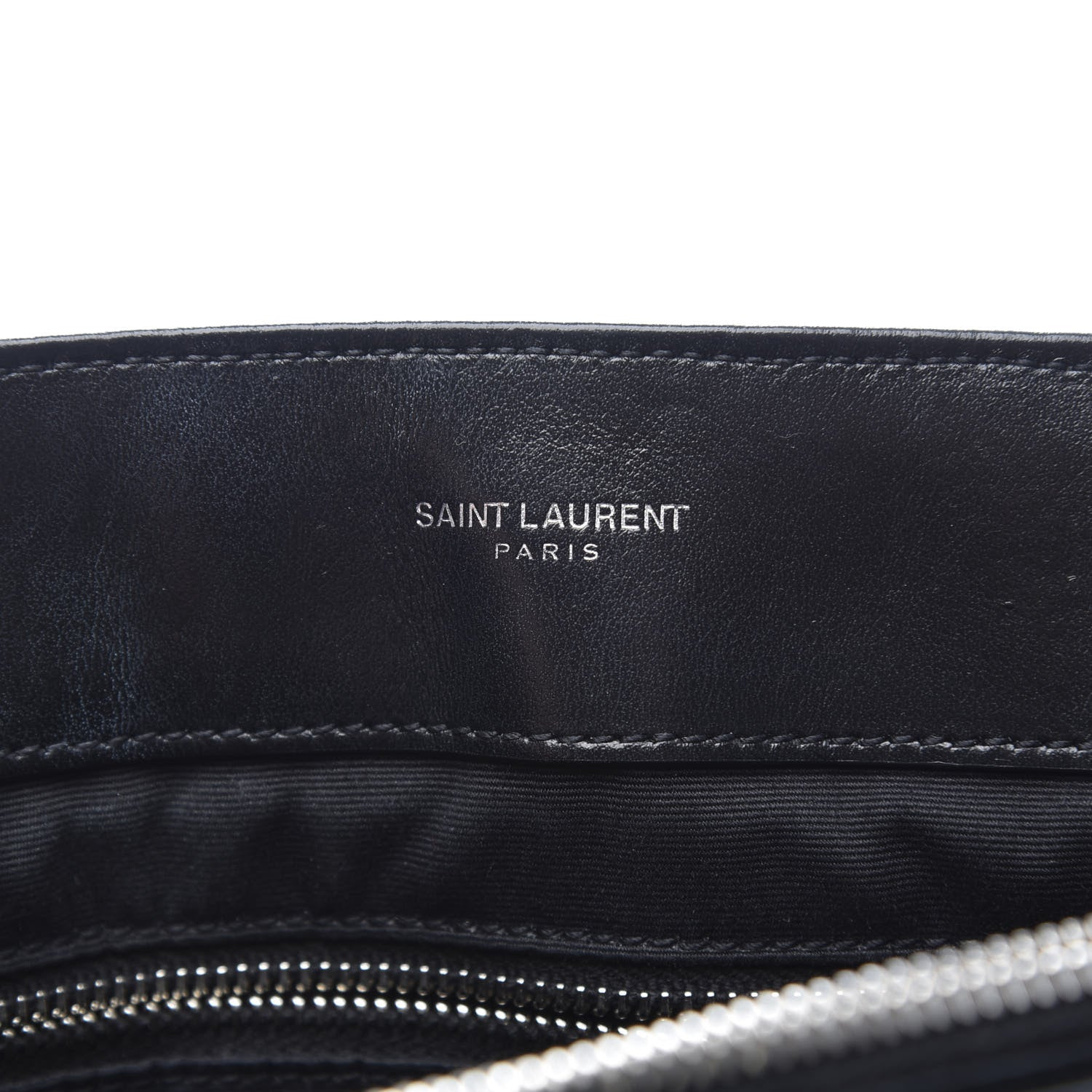 Saint Laurent Calfskin Y Quilted Monogram Medium Loulou Chain Satchel Black 12 of 17