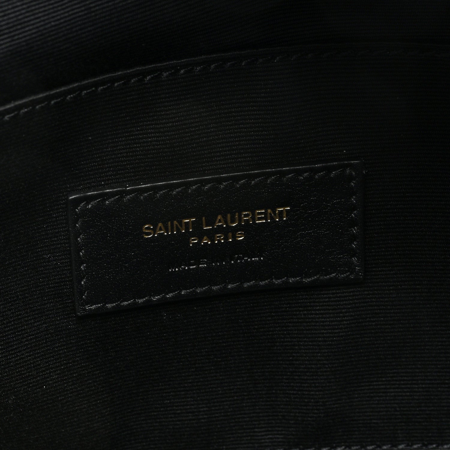 Saint Laurent Grain De Poudre Monogram Belt Bag Black 6 of 9