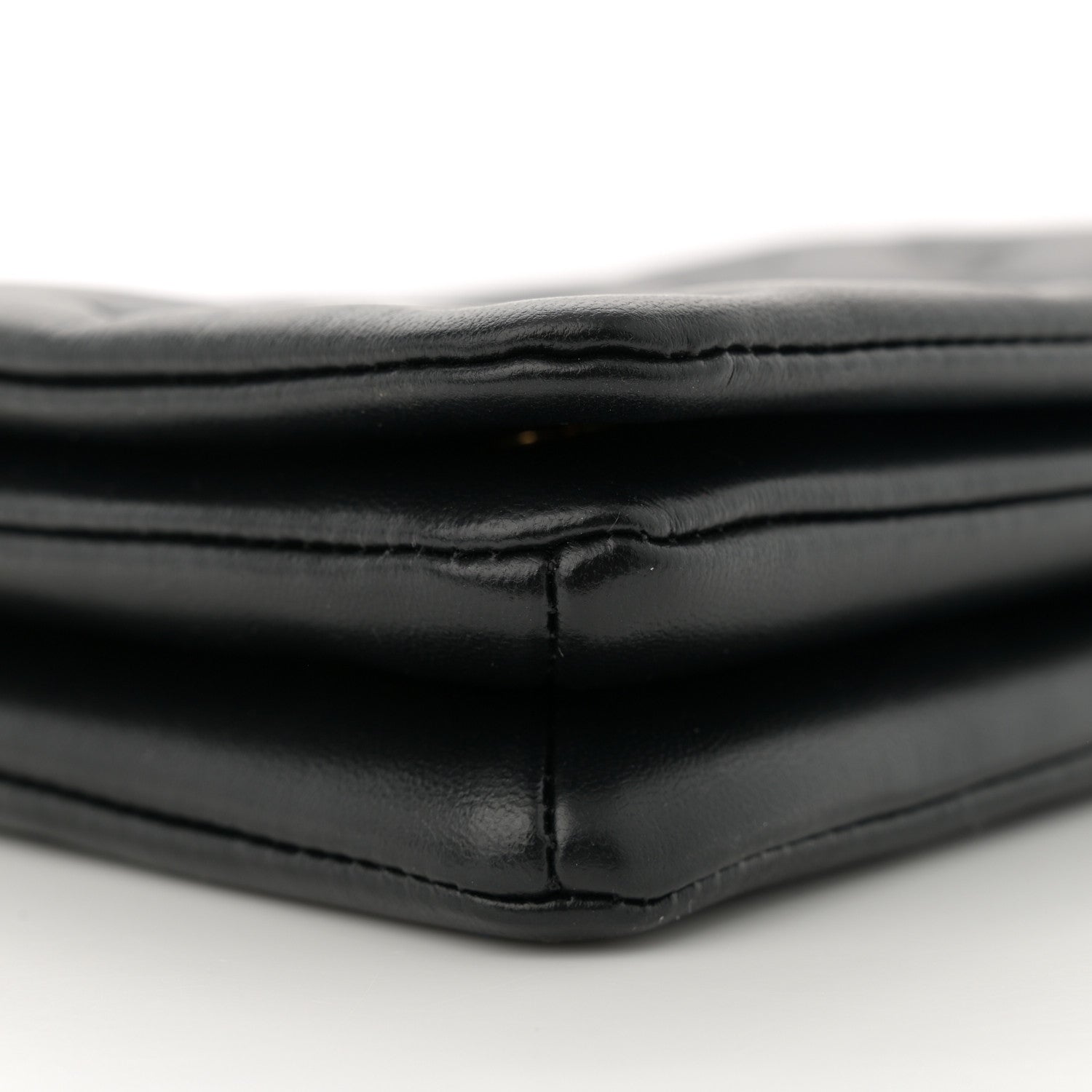 Louis Vuitton Lambskin Embossed Monogram Pochette Coussin Black 8 of 10