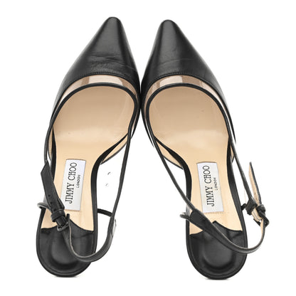 Jimmy Choo Kid PVC Erin 85 Pumps 37 Black 2 of 8