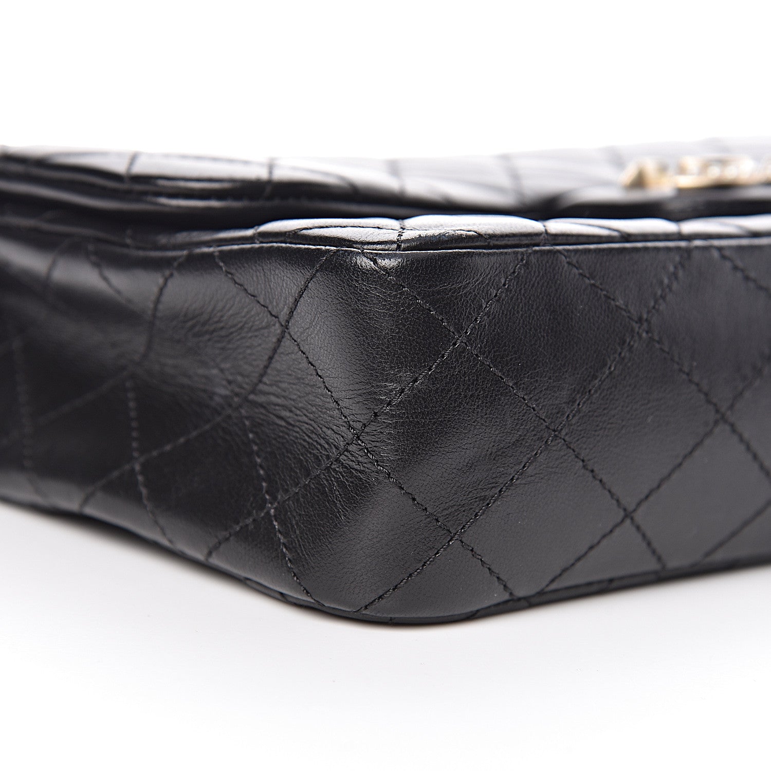 Chanel Lambskin Quilted Medium Westminster Pearl Flap Black 5 of 11
