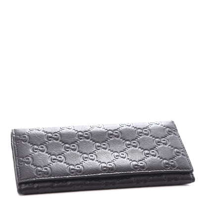 Gucci Guccissima Continental Flap Wallet Black 3 of 8