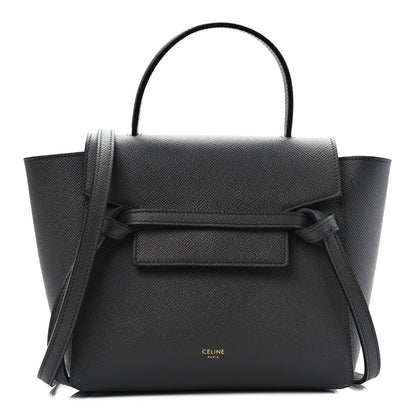 Celine Grained Calfskin Nano Belt Bag Grey 1 of 7