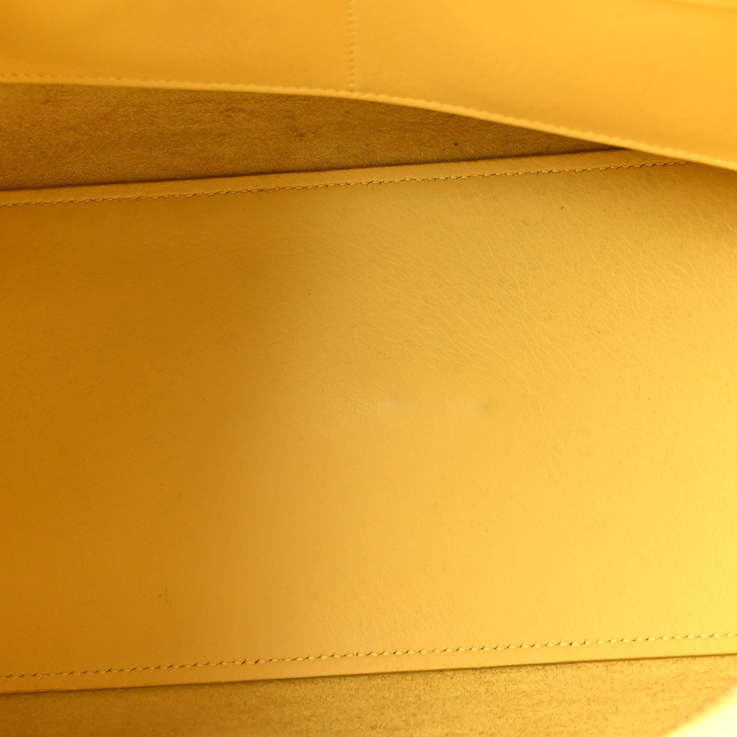 Saint Laurent Calfskin Small Classic Y Cabas Yellow 5 of 10