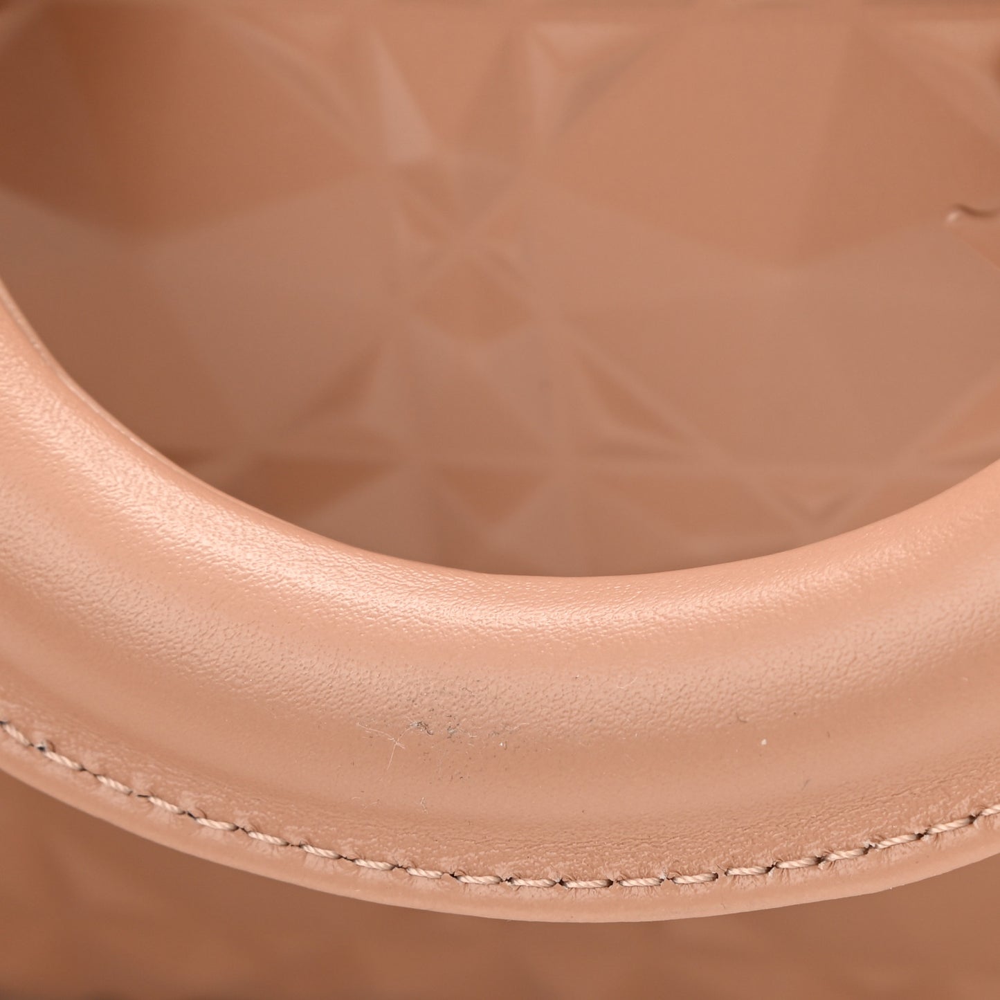 Calfskin Cannage Diamond Medium Lady D-Joy Rose Des Vents