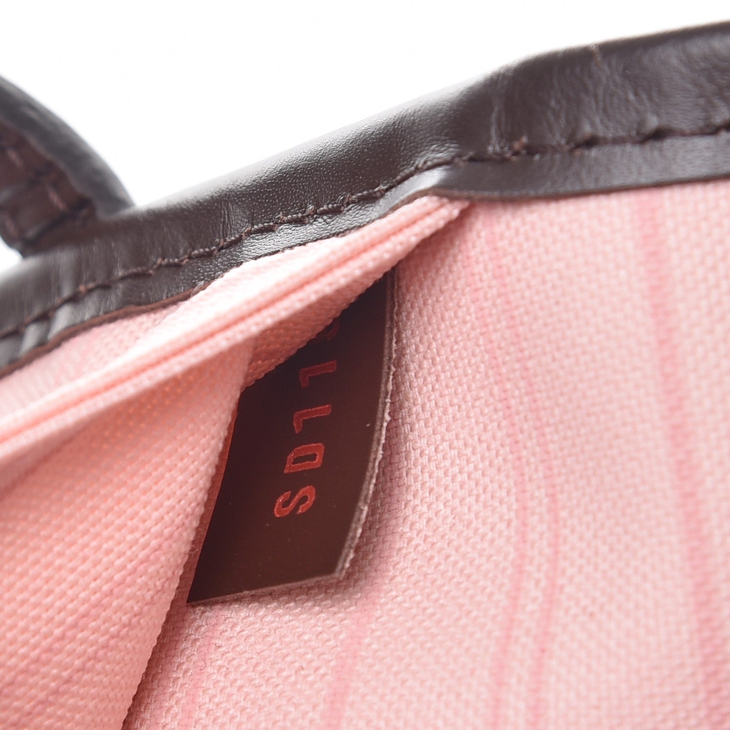 Louis Vuitton Damier Ebene Neo Neverfull MM Rose Ballerine 8 of 8