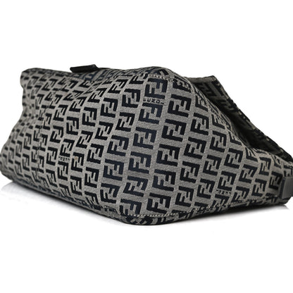 Fendi Zucchino Mama Baguette Navy 13 of 17