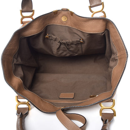 Chloe Calfskin Large New Marcie Tote Nut 5 of 9
