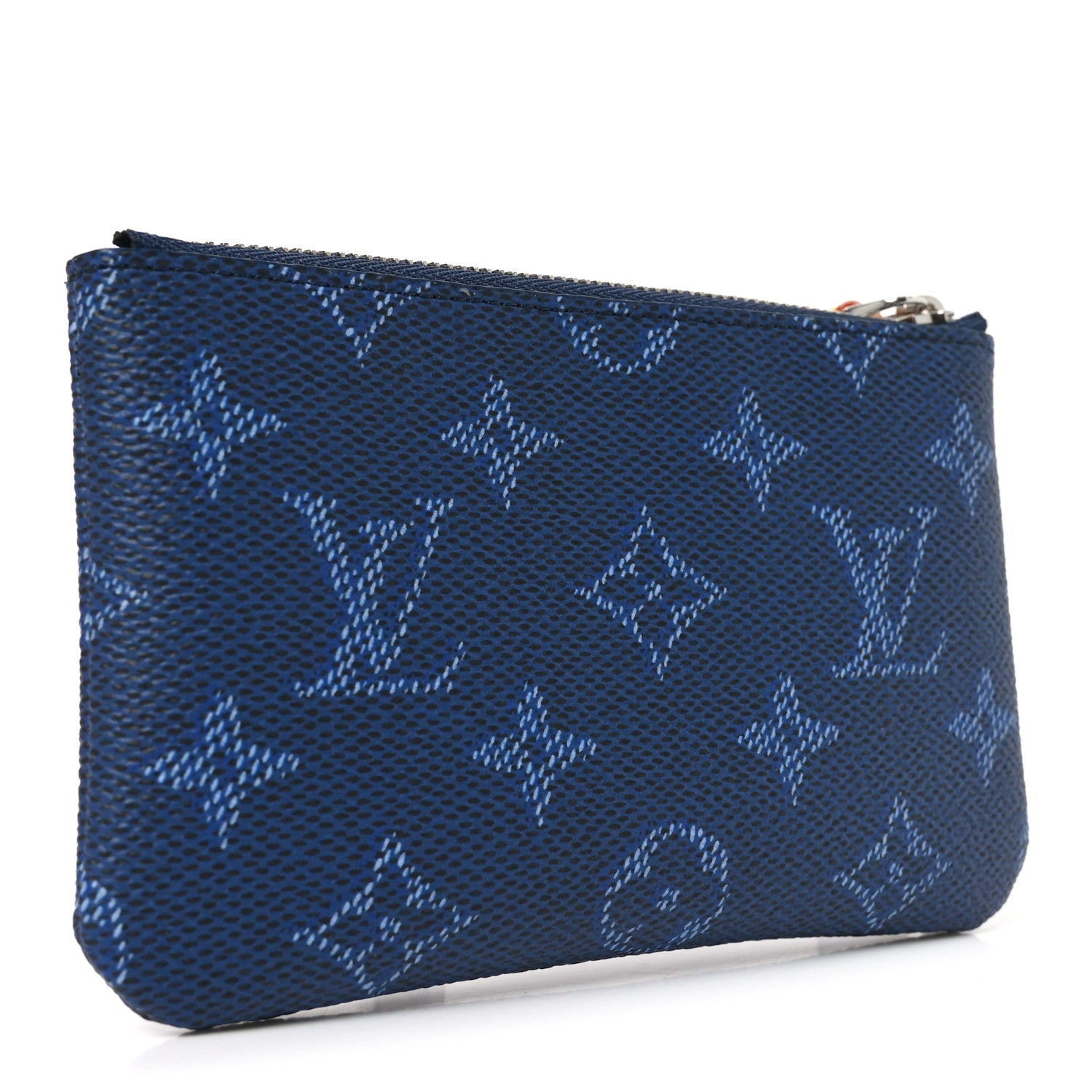 Louis Vuitton Monogram Heritage Key Pouch S Ocean Blue 1911567