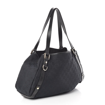 Gucci Monogram Medium Abbey Shoulder Bag Black 3 of 9