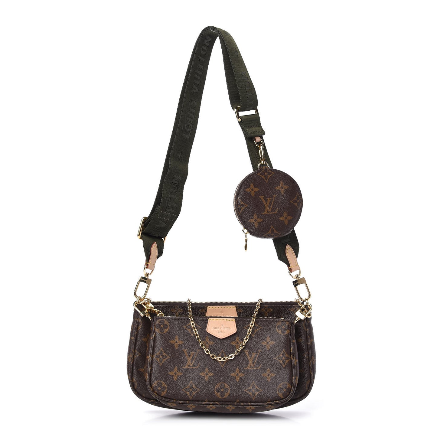 Monogram Multi Pochette Accessories Kaki