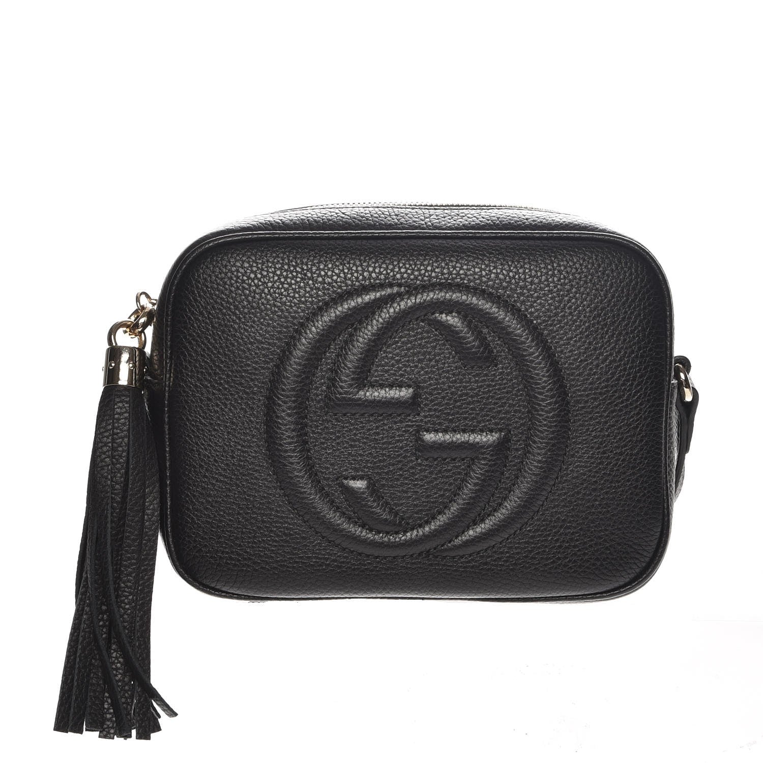 Gucci Pebbled Calfskin Small Soho Disco Bag Black 1 of 8