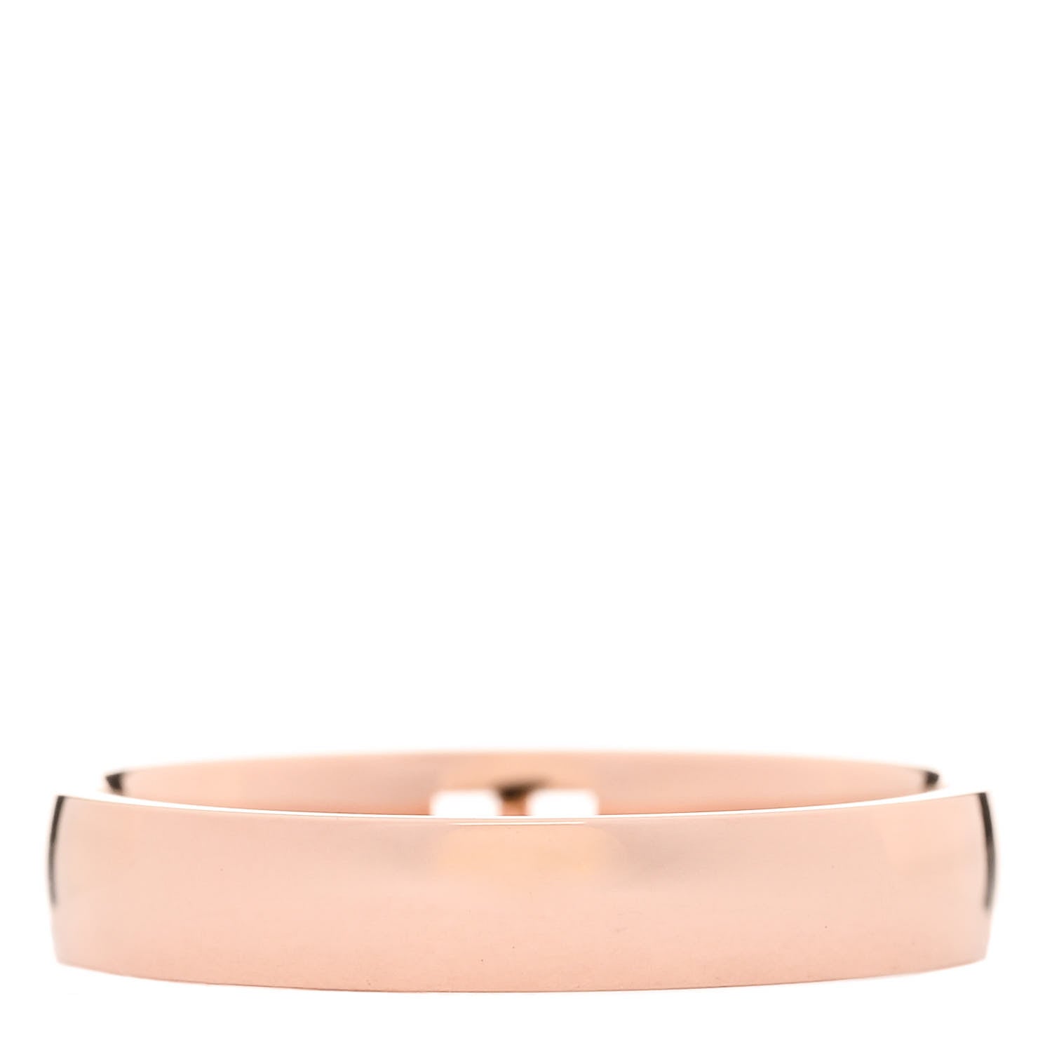 Hermes 18K Rose Gold Diamond Ever Herakles Wedding Band Ring 55 7.25 3 of 5