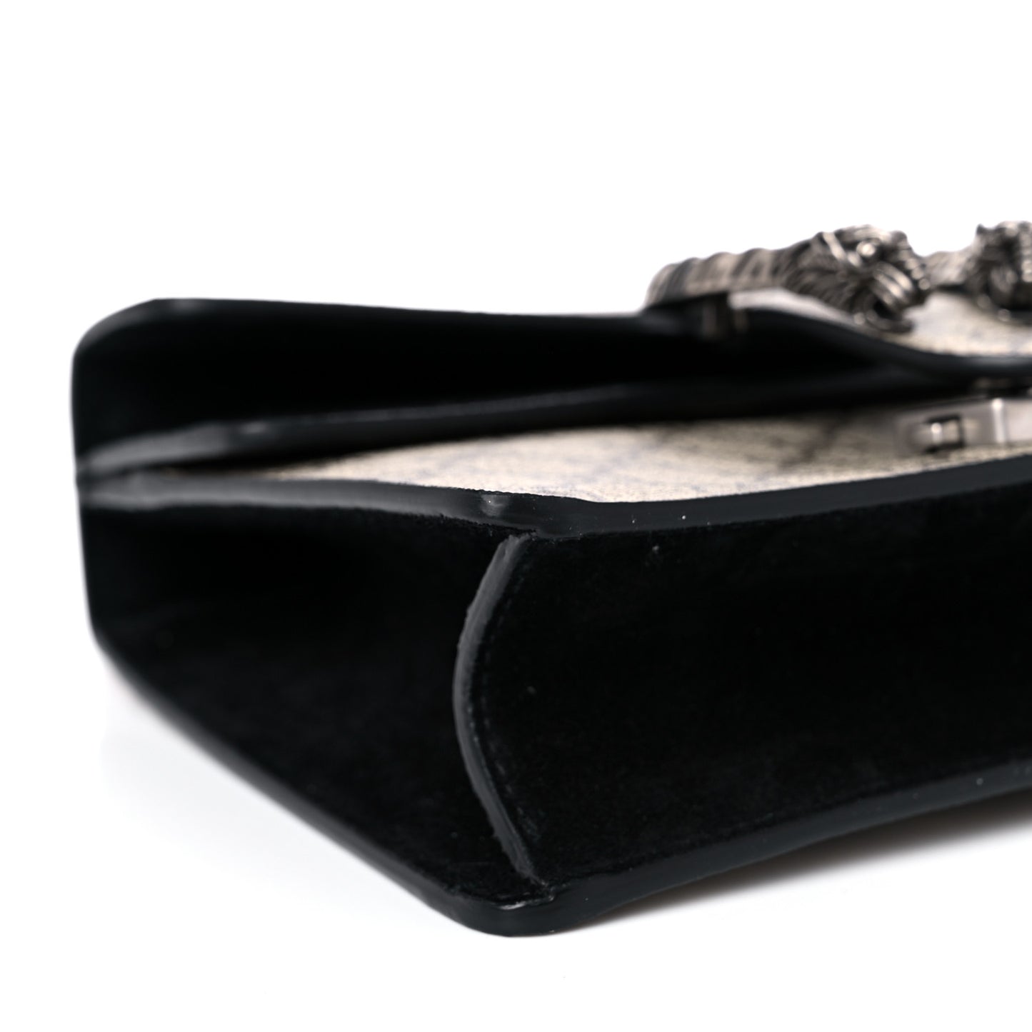 GG Supreme Monogram Mini Dionysus Shoulder Bag Black