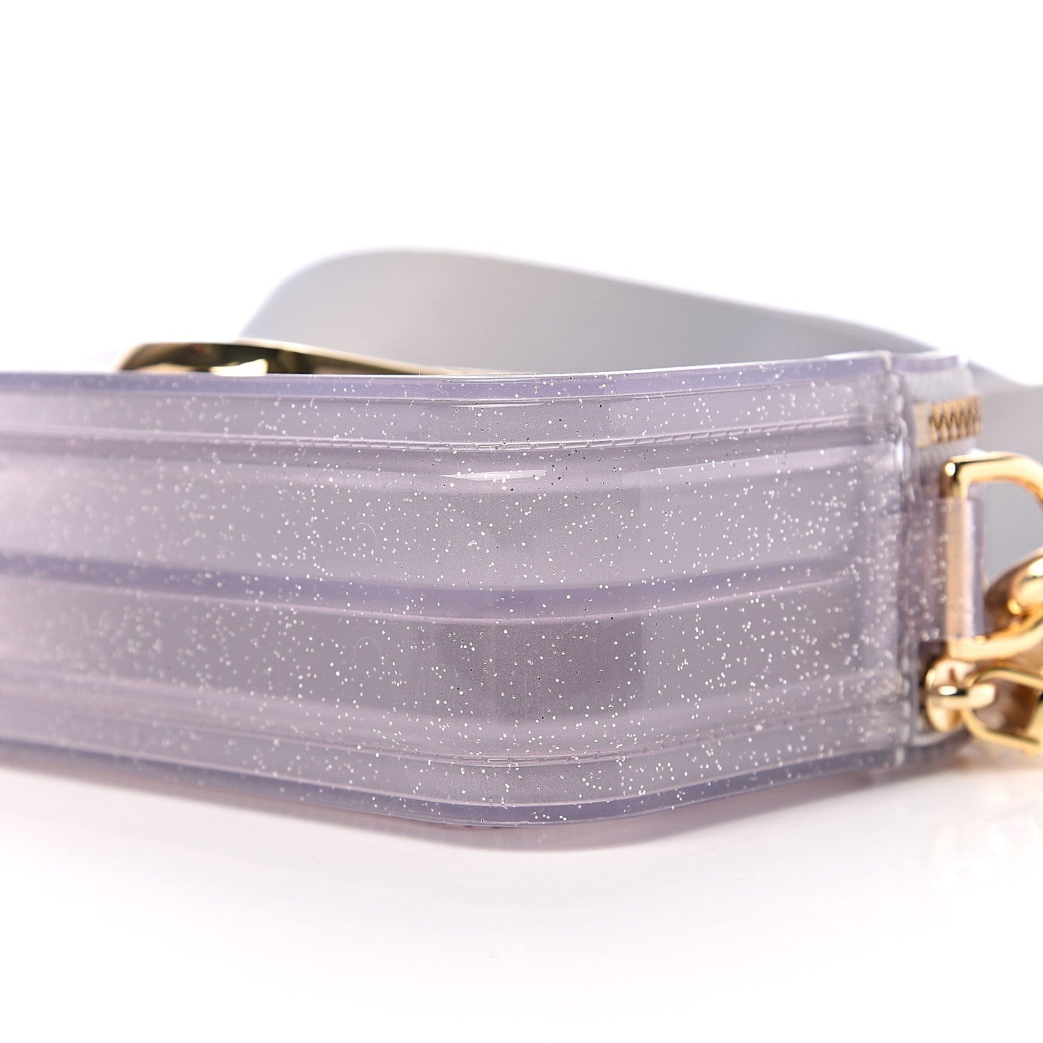 Marc Jacobs Jelly Glitter Small Snapshot Camera Bag Silver Multi 10 of 11
