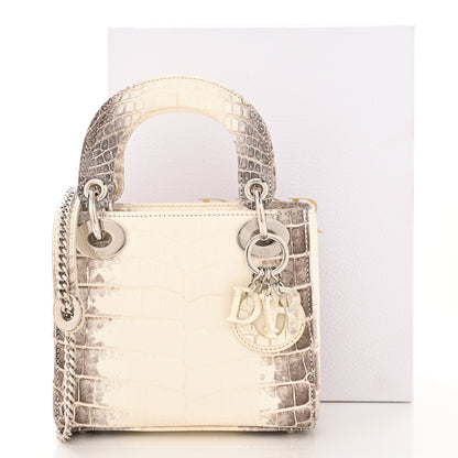 Christian Dior Niloticus Crocodile Himalaya Mini Lady Dior White 11 of 11