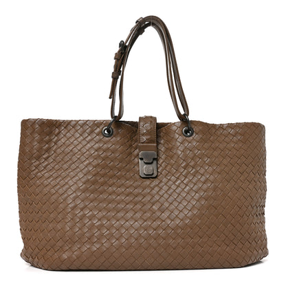 Bottega Veneta Nappa Intrecciato Large Capri Tote Mapple 1 of 10