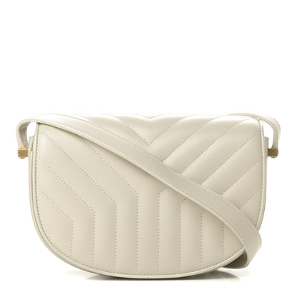 Saint Laurent Calfskin Y Quilted Small Joan Satchel Blanc Vintage 1 of 10