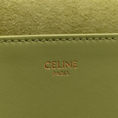 Celine Smooth Calfskin Cuir Triomphe Folco Crossbody Bag Light Jade 6 of 11