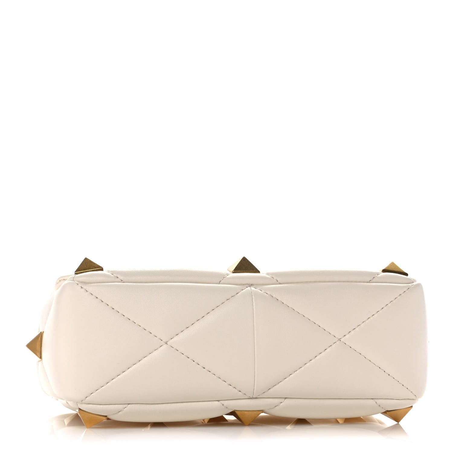 Valentino Garavani Nappa Medium Roman Stud Shoulder Bag Ivory 4 of 10
