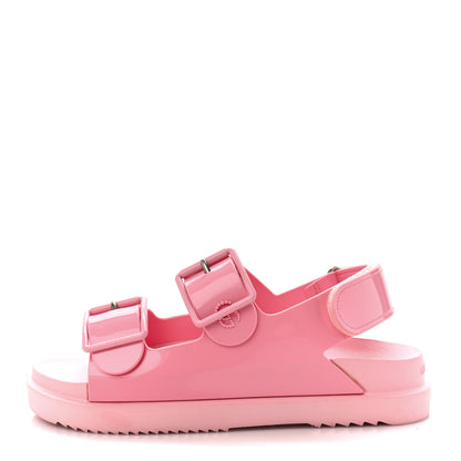Gucci Rubber Mini Double G Womens Isla Dad Sandals 35 Wild Rose 1 of 9