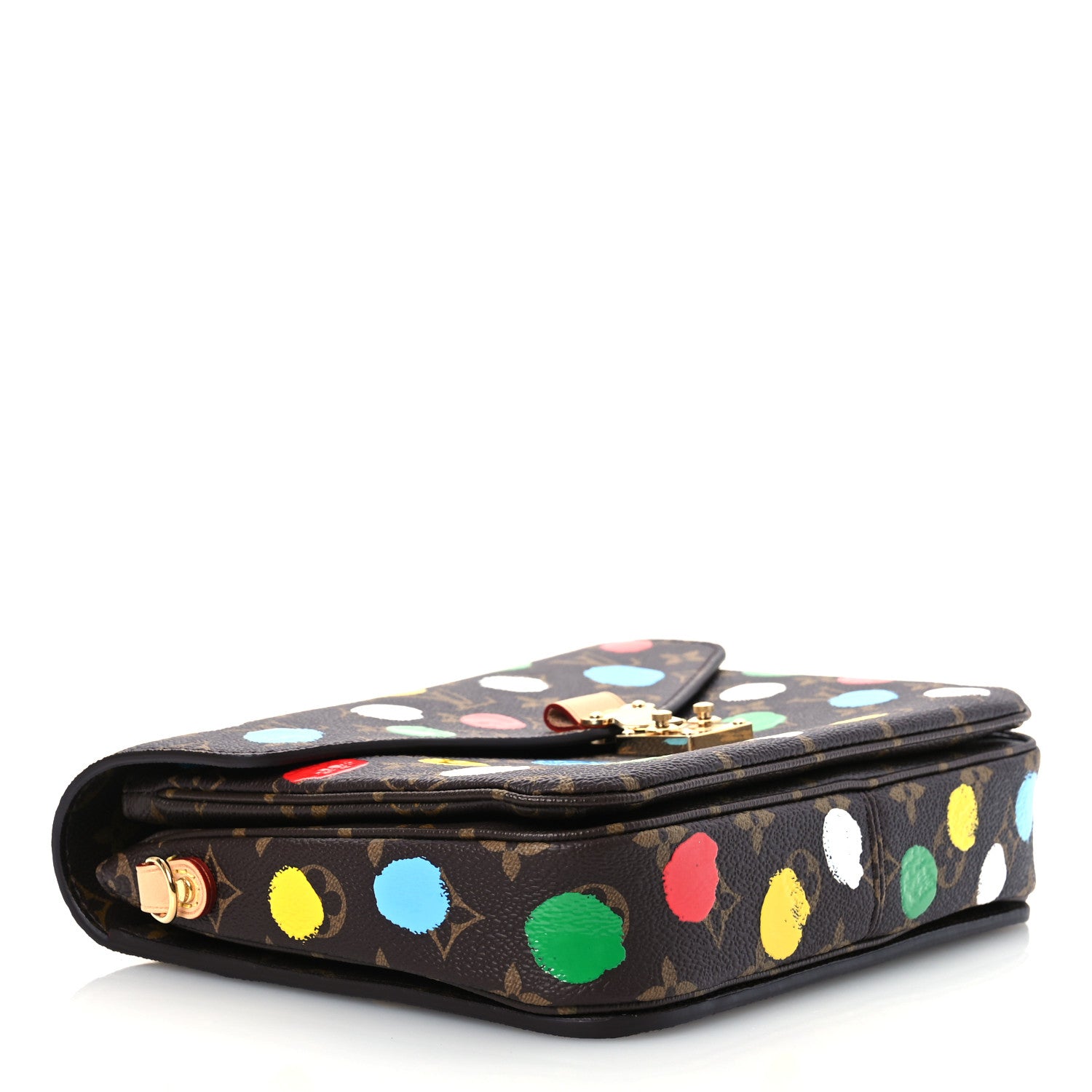 Louis Vuitton LV x YK Monogram Painted Dots Pochette Metis 4 of 10