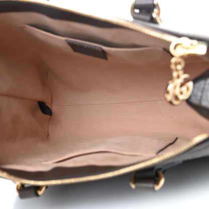 Gucci GG Supreme Monogram Small Ophidia Tote Bag Brown 5 of 9