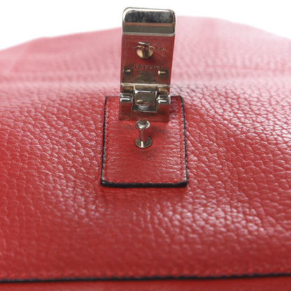 Proenza Schouler Pebbled Calfskin PS Courier Backpack Red 11 of 17