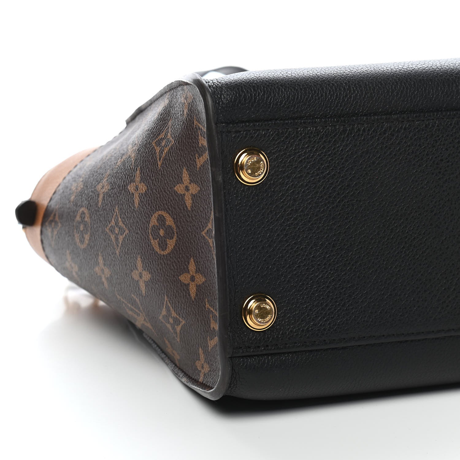Louis Vuitton Calfskin Monogram On My Side Black 8 of 29