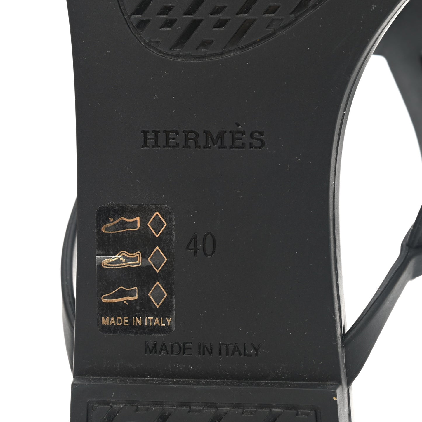 Rubber Womens Egerie Sandals 40 Black