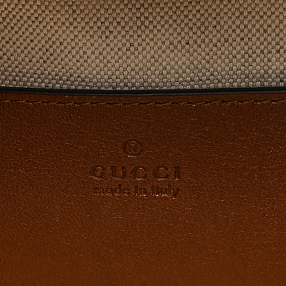 Gucci Sakai Be Green Calfskin Diagonal Stitched Blondie Top Handle Bag Cuir 6 of 10