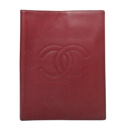 Chanel Caviar CC Timeless Notebook Cover Red 1 of 9
