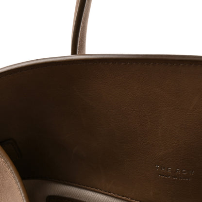 The Row Polished Saddle Calfskin Soft Margaux 15 Mouse Grey 10 of 15
