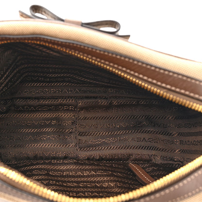 Prada Jacquard Logo Camera Bag Corda Bruciato 5 of 9